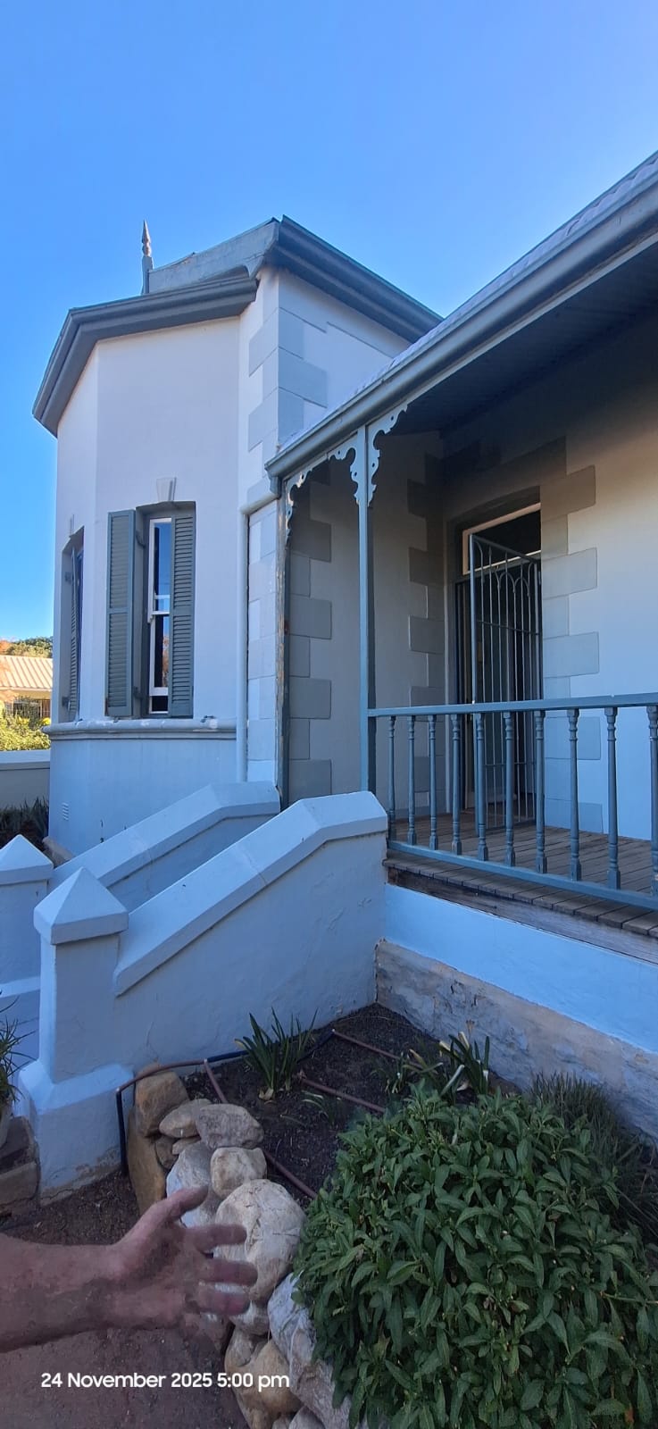 Victorian house exterior painted