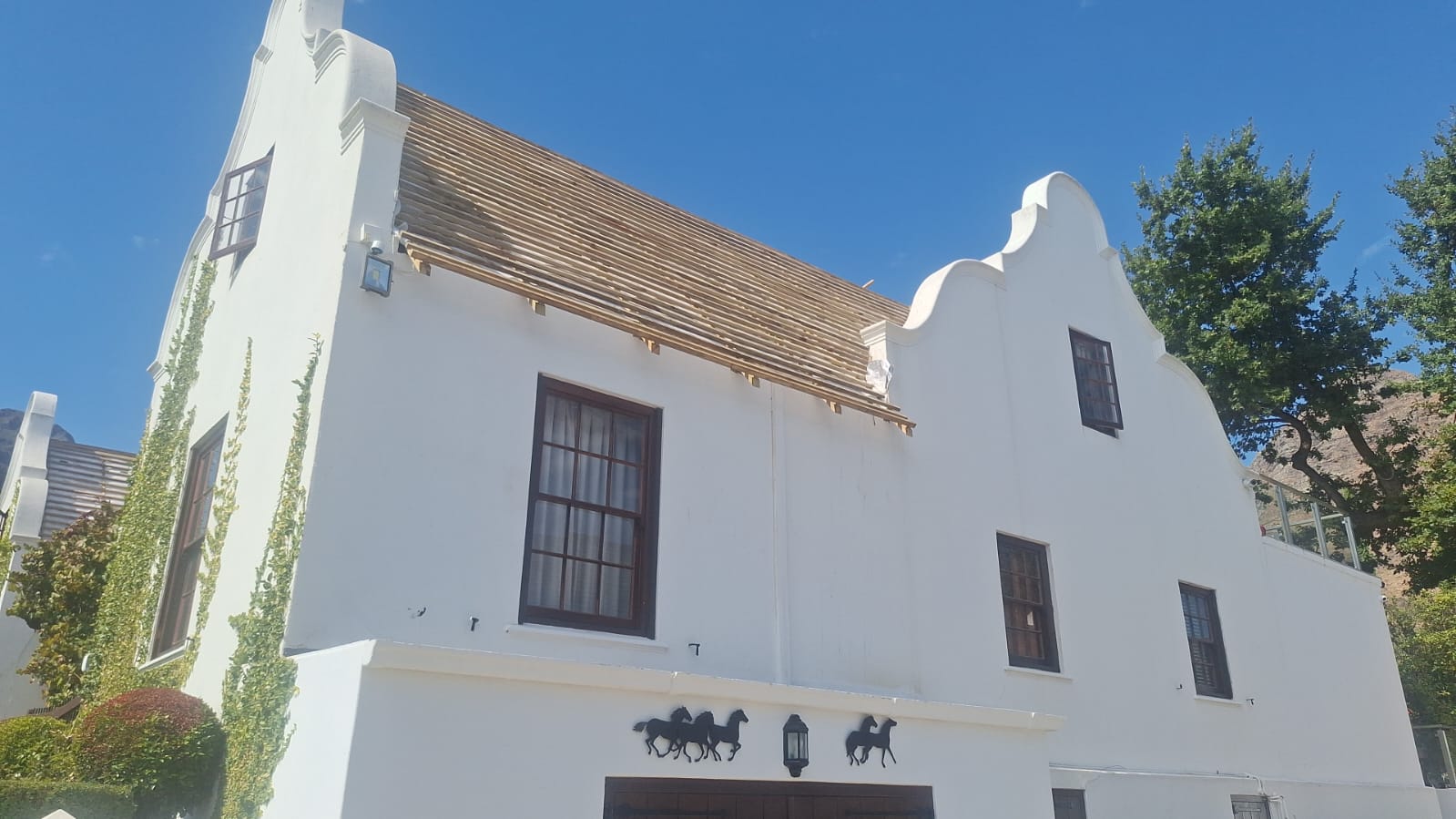 Roof before slate conversion
