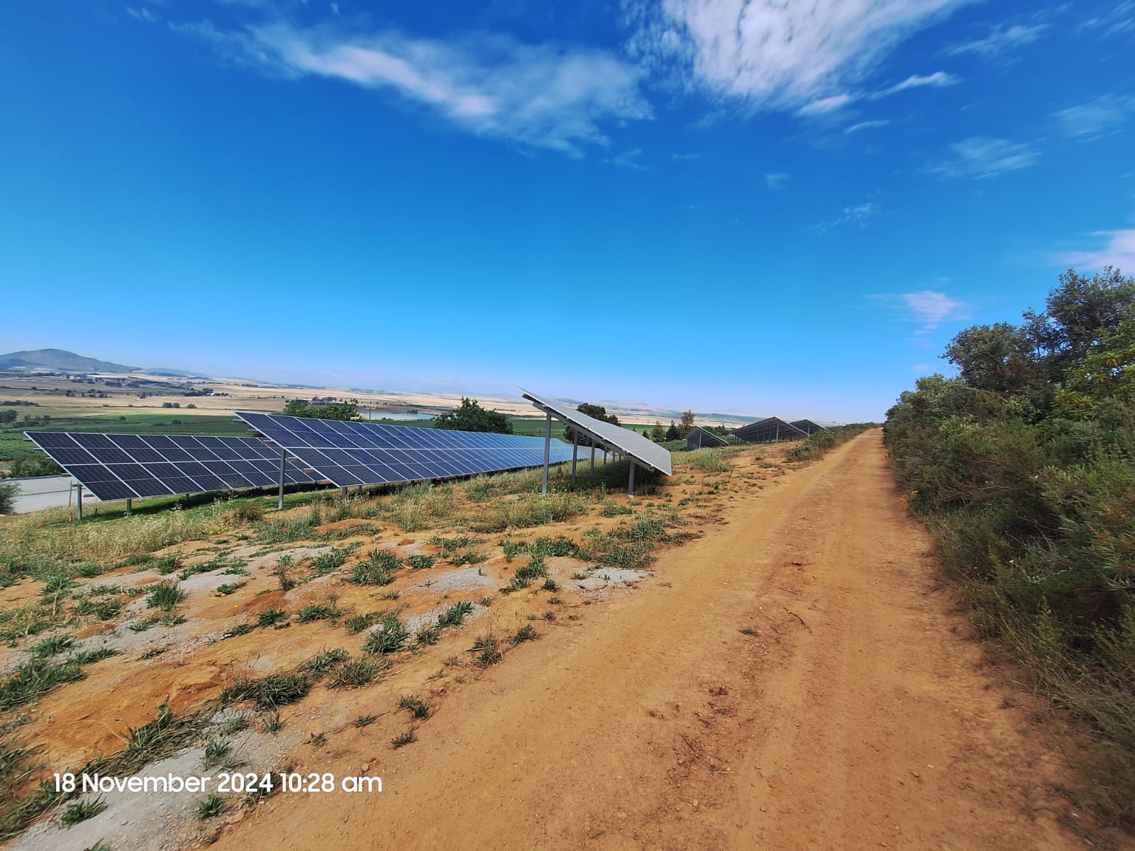 Full solar farm site